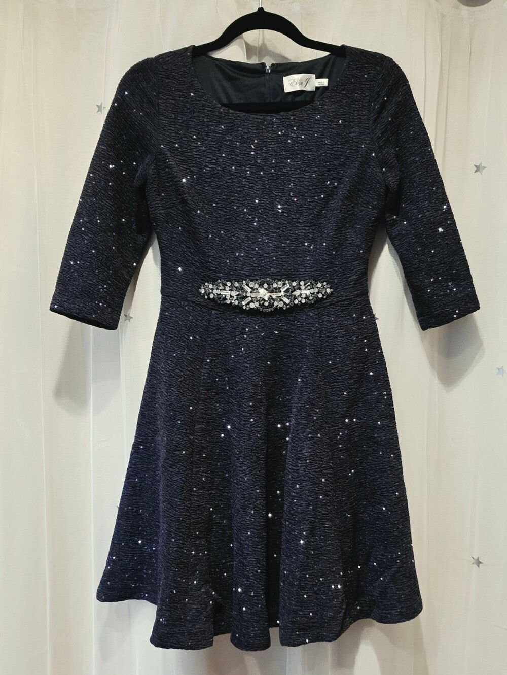 🍒EUC🍒 SPARKLE FIT & FLARE COCKTAIL DRESS